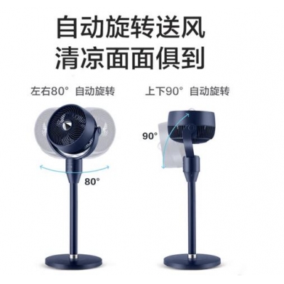美的（Midea）“星空系列”3D自动摇头空气循环扇/WIFI智能操控家用电风扇/台地两用落地扇/四季风扇