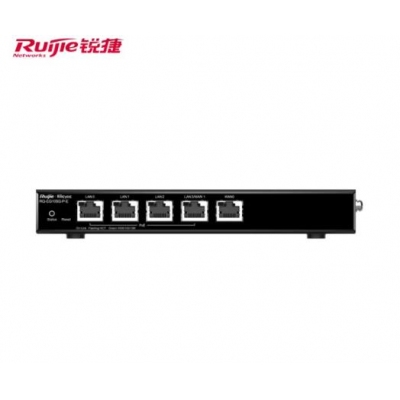 锐捷（Ruijie）千兆路由器 企业级网关路由 双WAN口 无线AC控制器 RG-EG105G-P-E 5口千兆POE
