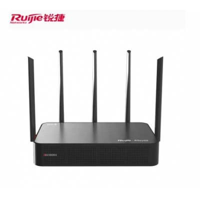 锐捷（Ruijie）千兆路由器 企业级网关路由 双WAN口 无线AC控制器 RG-EG105GW-E WiFi6无线路由