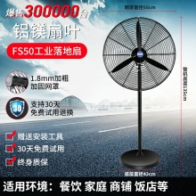 工业电风扇强力落地扇大风量牛角扇商用机械大功率车间工厂壁挂扇FS50