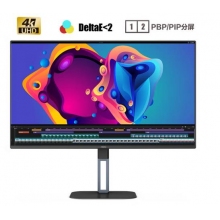 AOC 27英寸 4K AH-IPS广色域 Type-C接口65W 内置音箱 旋转升降 金属底座 节能办公游戏电脑显示器 