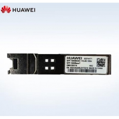 华为（HUAWEI）千兆光转电模块/交换机、路由器、服务器SFP-1000BaseT电模块-SFP-GE-电接口模块(100m,RJ45) 